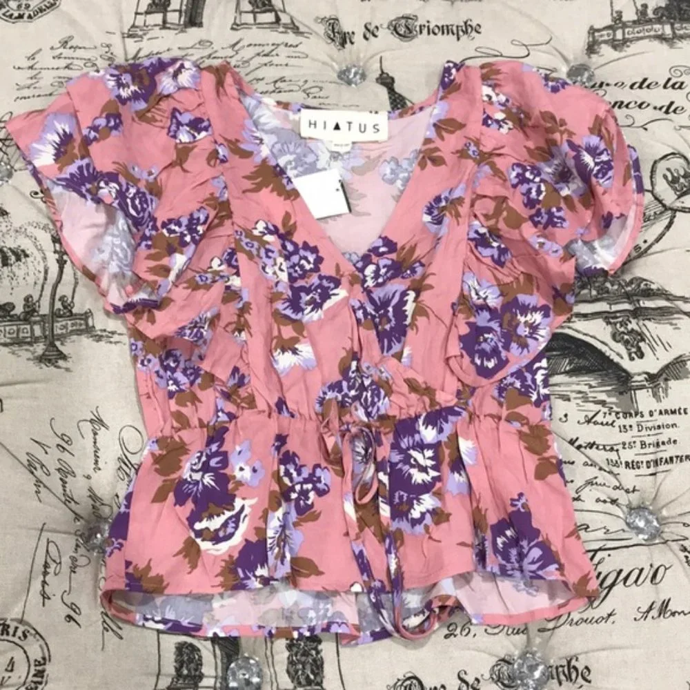 Hiatus Ruffle Layer Crop Top - Picture 4 of 6